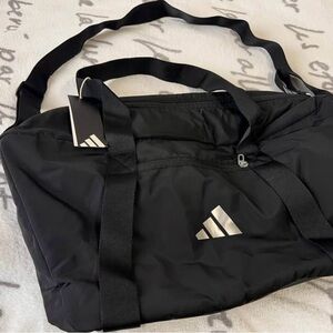 Adidas Black Sports Bag with Logo